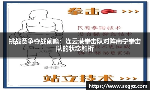 挑战赛争夺战前瞻：连云港拳击队对阵南宁拳击队的状态解析